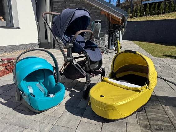 Cybex priam Rose Gold 2022/23 trojkombinace - Semily