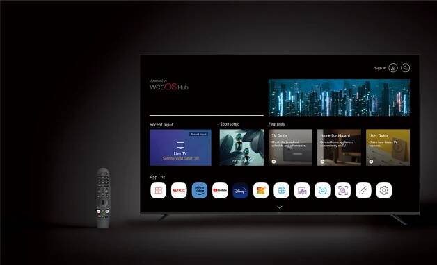 70" 4K Ultra HD Smart TV - webOS Hub