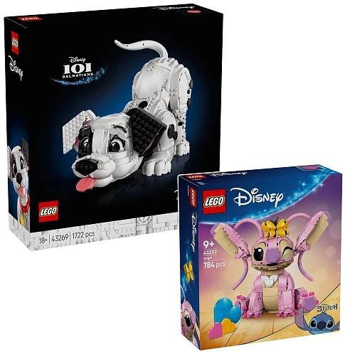 ► Nové LEGO Disney verze pro rok 2025: Sady 43257 Anděl a 43269 101 dalmatinů se štěňaty jsou nyní online v obchodě – HOTH BRICKS