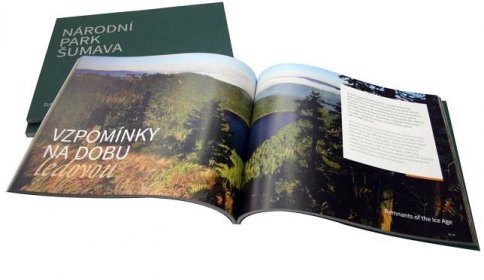 Snímky a úryvky z knih Stiftera i Váchala. Šumavu představuje nová kniha