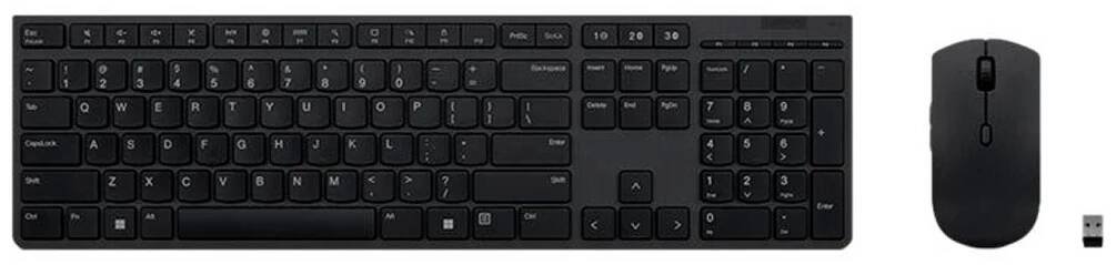 Lenovo Professional Wireless Bluetooth® sada klávesnice a myše německá, QWERTZ vícebarevná