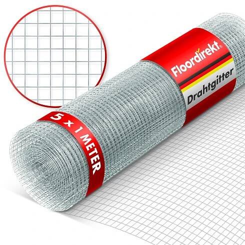 Drátěné pletivo Pozinkované Velikost oka: 6,3 mm Výška: 100 cm Délka: 5 m
