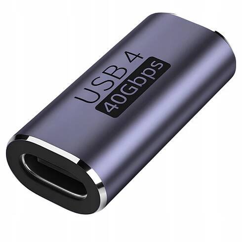 PremiumCord 40Gbps Aluminium USB-C Female - USB-C Female spojka | KRUP