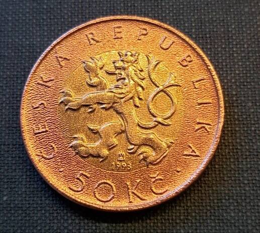 50Kč 1993 chyboražba,zmetek | Sběratel.com