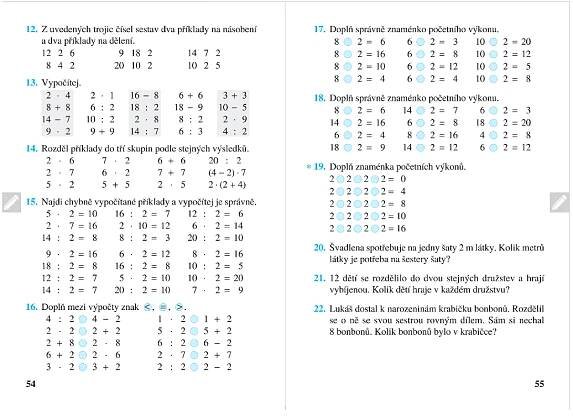 Matematika 2. třída pracovní list (1. - 5. 6.)