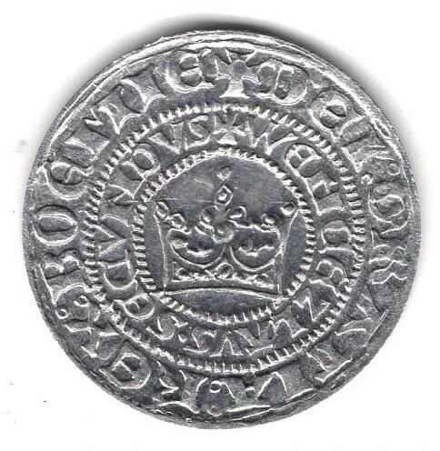 Replika - Václav II. Pražský groš. - Numismatika Ostrava