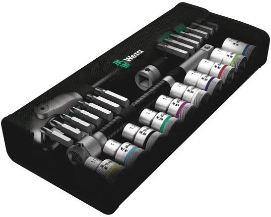 Wera Ráčnová sada Zyklop Speed 8100 SC 6, metrická, 1/2", 28dílná