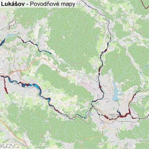 Lukášov - mapy | Kurzy.cz