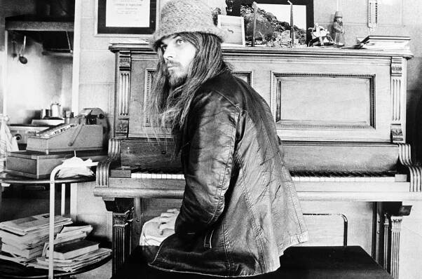 Leon Russell photographed in 1970.