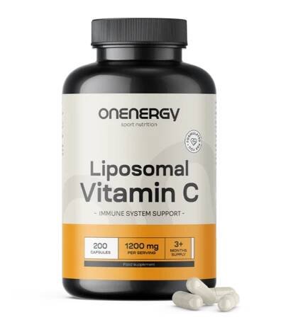 Lipozomální vitamín C 1200 mg, 200 kapslí
