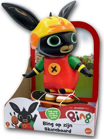 Figurka Bing + skateboard pullback