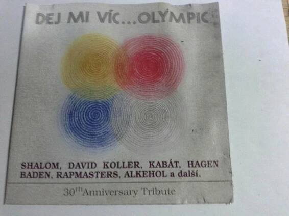 CD VARIOUS – Dej Mi Víc... OLYMPIC (30th Anniversary Tribute)