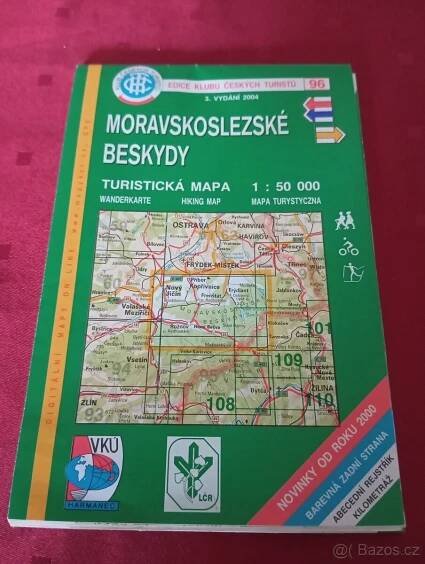 Starší turistické mapy