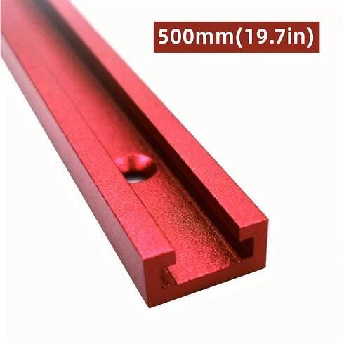 T-Dráha z Hliníkové Slitiny pro Dřevoobrábění - 19x9.5mm Stoupací Dráha s Jigem & Šroubovým Upevňovacím Prvkem, Ideální pro Stolní Pily & Frézovací Stoly DIY Projekty, T Dráha pro Dřevoobrábění, Nářadí