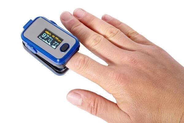Pulzní oxymetr na prst A310 Blue