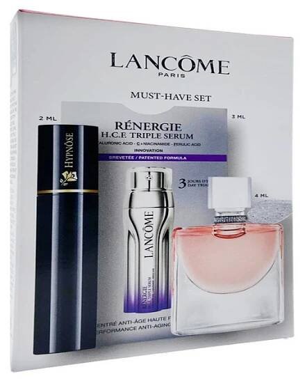 Lancome La Vie Est Belle EdP - Dárková sada EdP 4 ml + serum Renergie 3 ml + mascara Hypnose 2 ml