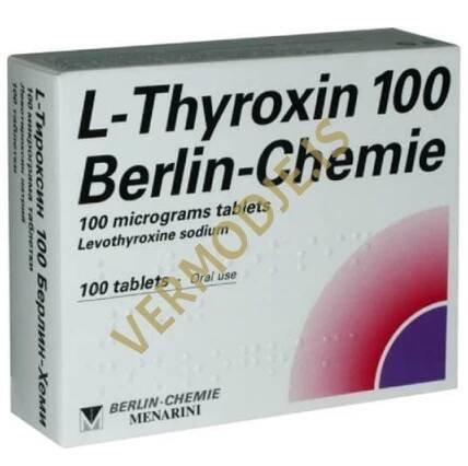 T4 L Thyroxin (Levothyroxine Sodium) - 100 tabs (100mcg/tab)