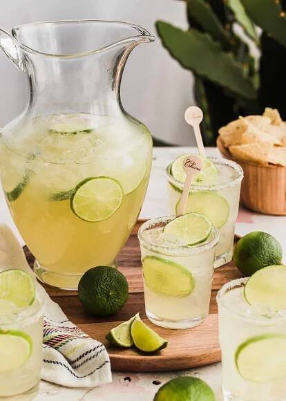 Easy Beer Margarita Pitcher Recipe (3 ingredients)