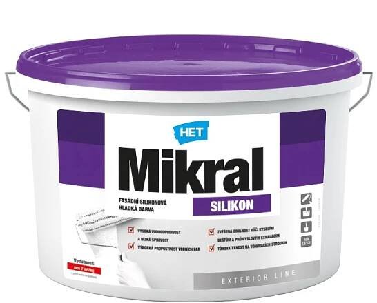 HET Mikral Silikon bílá