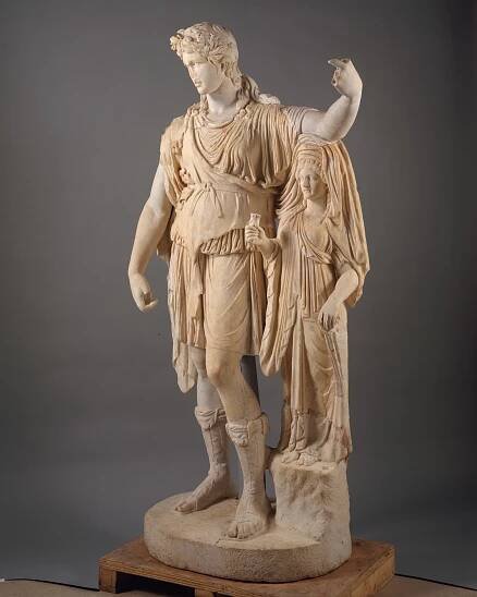 Restored by Pacetti, Vincenzo | Statue of Dionysos leaning on a female figure ("Hope Dionysos") | Roman | Augustan or Julio