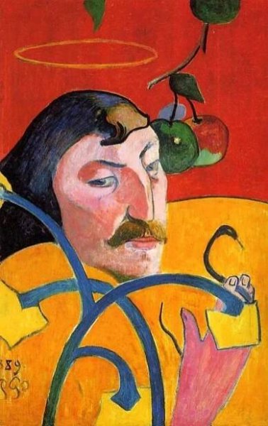 Self -portrait with Halo, 1889    Paul Gauguin | Paul gauguin, National gallery of art, Art prints