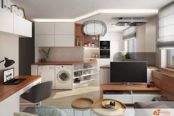 Útulný byt 2+kk - Znojmo - Návrhy interiérů, interierstudio3D.cz