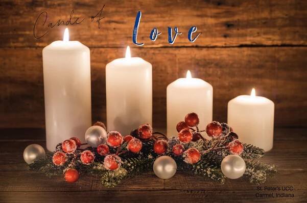 Advent candles - love
