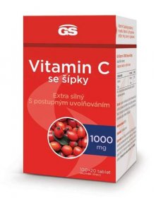 GS Vitamin C 1000 mg se šípky 100+20 tablet