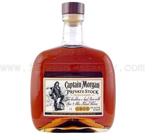 Captain Morgan Private Stock Rum 1000ml 100cl 1L Liter Litre