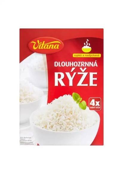 Vitana Rýže dlouhozrnná 4 x 100g