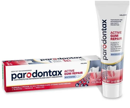 Parodontax Active Gum Repair Whitening Toothpaste - Mint Flavor, 3.4 Oz