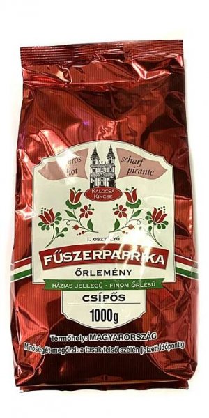 Mletá maďarská paprika pálivá - 1000g