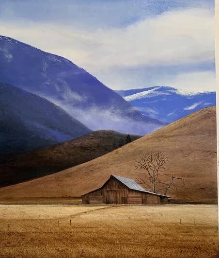 Big Horn, 2019, oil on canvas/panel, 72 x 60 inches