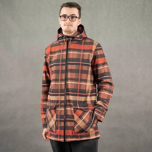 PÁNSKÁ BUNDA PARKA (TOM) - Arktický vlk - Sada šití