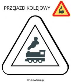 Znak przejazd kolejowy