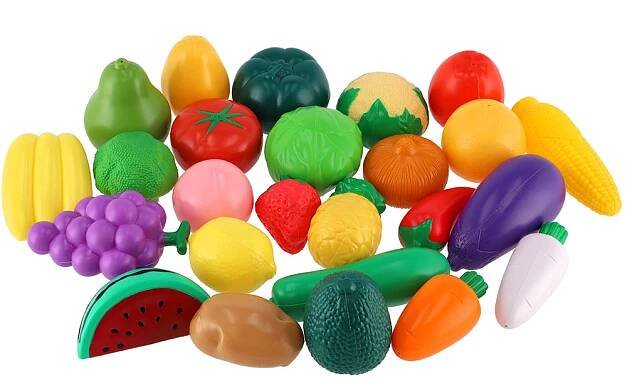 Nákupní košík ovoce/zelenina 25 ks plast