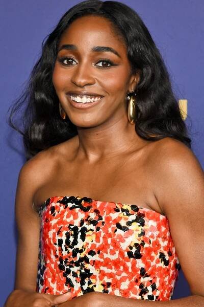 Give Ayo Edebiri's Metallic Cat Eye Manicure All the Awards, Please—See the Photos