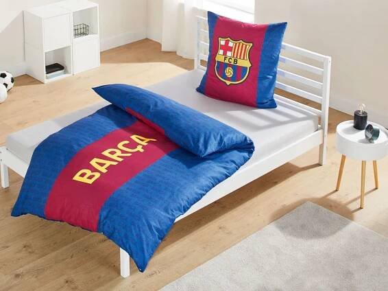 Ložní povlečení Renforcé FC Barcelona, 140 x 200 cm, 70 x 90 cm
