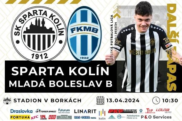 Zápas s ligovou rezervou! Do Borků přijede Mladá Boleslav - SK Sparta Kolín, z.s.