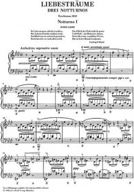 Franz Liszt: Liebesträume (noty na klavír) 377Kč | hudebni-knihkupectvi.cz