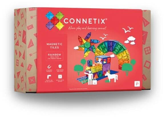 Connetix Tiles - Velká magnetická stavebnice 212 ks