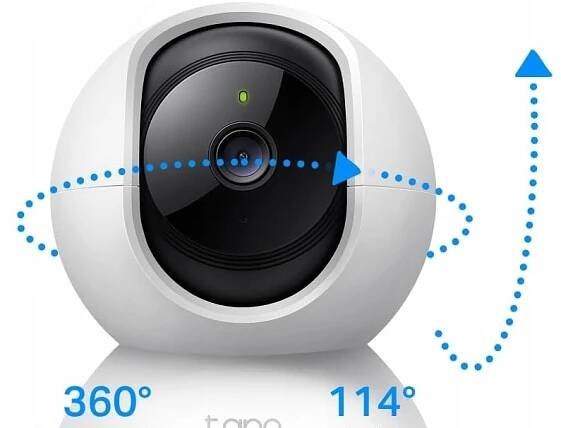 BEZDRÁTOVÁ OTOČNÁ IP KAMERA TP-LINK TAPO C200 1080p Full HD 1920x1080 Obsahuje baterie ne