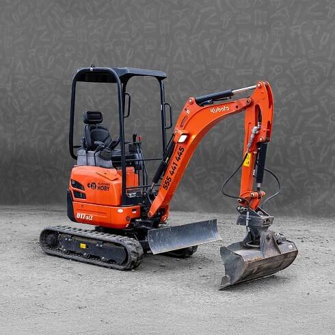 PujcovnaHOBY.cz - Minibagr Kubota 1,7 t