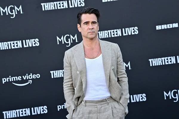 Colin Farrell's suit is Miami Vice on heat