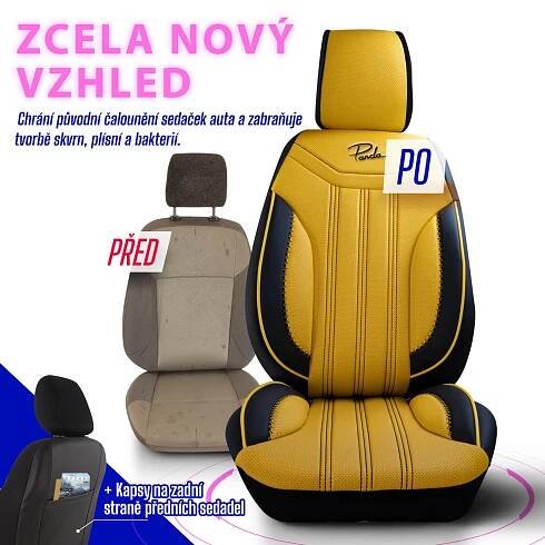 VTVAuto.cz : Autopotahy MIAMI žluté
