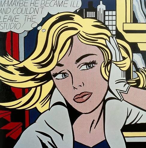 M-Maybe (A Girl's Picture) by Roy Lichtenstein - LadyKflo