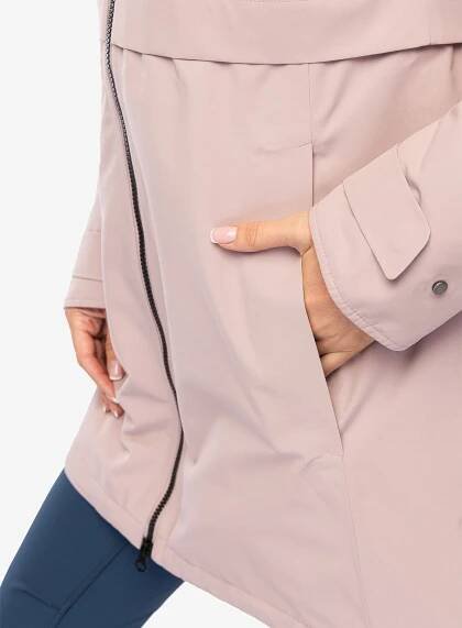 Dámský kabát Didriksons Helle Parka 5 - oyster lilac