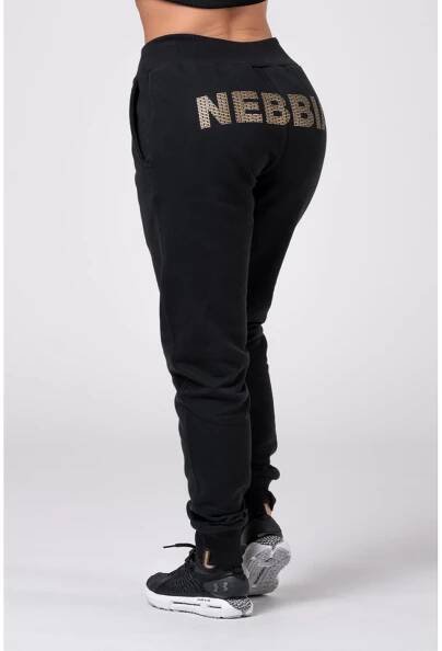 Nebbia Intense tepláky Gold Classic 826 černé