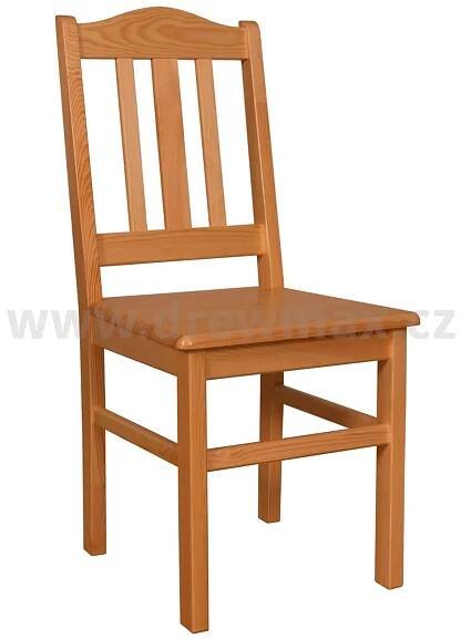 Dřevěná židle KT101 Olše - 43x39x89cm - Olše