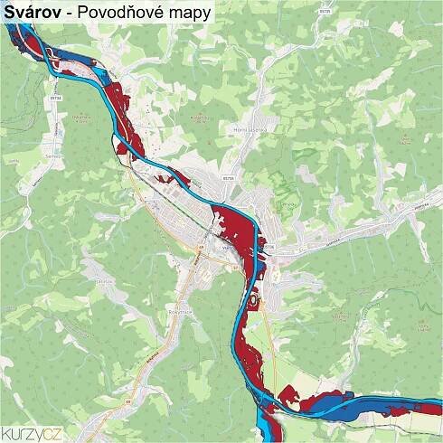 Svárov - mapy | Kurzy.cz